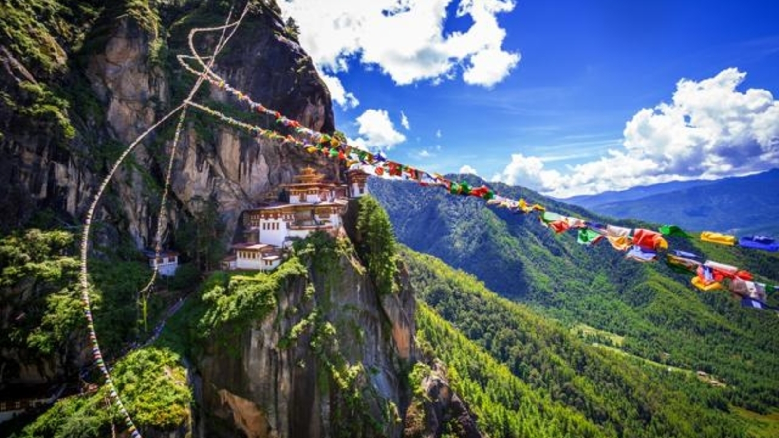 Bhutan's Paro Taktsang or Tiger's Nest Monastery attracts pilgrims and tourists